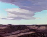 Conrad Buff, Storm cloud, oil on board