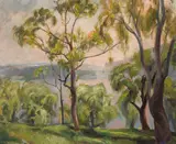 Edouard Vysekal, 'Above Silver Lake', 1939, oil on canvas