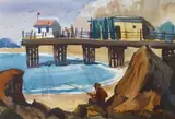 Arthur Edwaine Beaumont, Pier at San Simeon