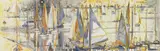 Philip Latimer Dike, Harbor Pageant, watercolor and pencil on paper