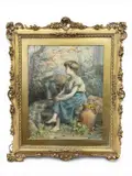Agnes Gardner King, Girl Seated on...