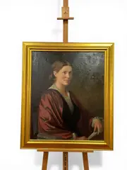 Portrait of Maud... by Frank Brooks, sold Mar 2026