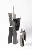 Miroslav Vystrčil, Struggle, 1960, Patinated metal