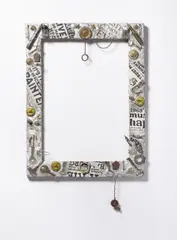 Jan Saudek, Frame (Artefact), 1969, Wooden frame, assemblage