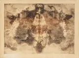 Vladimír Boudník, Rasputin, 1967, Structural print, paper