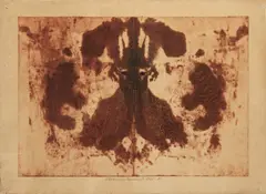 Vladimír Boudník, Untitled, 1966, Structural print, paper