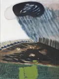 Ivan Ouhel, Landscape, 1983, Oil on canvas