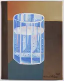 Antonín Střížek, Still Life According to J. Sudek, 2001, Oil on canvas