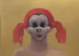 Petr Nikl, Self-Portrait in Mickey Mouse Mask with a Pippi Longstocking Wig, Around 2006, Oil on canvas