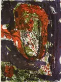Asger Jorn, Ohne Titel, 1963, Farblithografie auf Velin