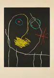 Joan Miró, Le Prophète la Nuit, 1965, Farbradierung auf Arches (Wasserzeichen)