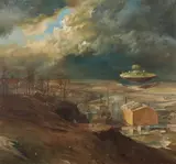 Jan Souček, Weekend II, 1979, Öl auf Leinwand