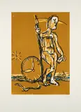 Markus Lüpertz, Zeitreise, 2008, Farbradierung und Farbholzschnitt auf CANSON (Wasserzeichen)