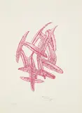 Mark Tobey, Ohne Titel, 1970/72, Farblithografie auf Bütten