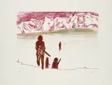Daniel Richter, Ohne Titel, 2007, Farblithografie auf BFK RIVES (Wasserzeichen)