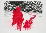 Daniel Richter, Ohne Titel, 2011, Farblithografie auf Bütten