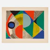 Composition by Sonia Delaunay, c. 1970, lithograph in colors on wove, sold Jan 2023
