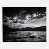 Howard Bond, Twilight in the Tetons Jackson Lake and Mt. Moran, c. 2000, gelatin silver print