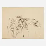 John Altoon, Untitled, 1965, ink on illustration board