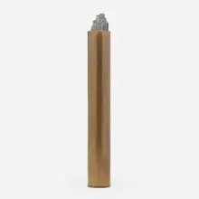Xavier Corbero, Enclosed Cylinder I, 1965, brass, steel