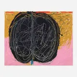 Emerson Woelffer, Untitled, 1963, oil pastel on paper
