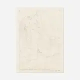Masami Teraoka, Silverlake (from Study of Los Angeles Storms series), 1983, graphite on tracing paper