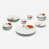 Frank Lloyd Wright, Imperial Hotel dinnerware, transfer-printed glazed porcelain