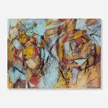 Vita Petersen, Untitled, 2004, oil stick, pastel and paint on paper