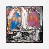 Joachim (Jack) Probst, Untitled (from the Motif Campbell series), 1971, oil on canvas