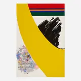 Walter Hopps and Lou Stovall, 32nd Biennial of Contemporary American Painting exhibition print, 1971, screenprint in colors