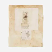 Hannelore Baron, Untitled (C78151), 1978, mixed media collage on linen