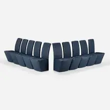 Eric Jourdan, Custom dining chairs, set of ten