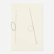 David Rabinowitch, Construction of Vision, 1973, pencil and colored pencil