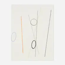 David Rabinowitch, Construction of Vision, 1974, pencil and colored pencil
