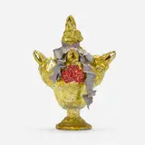 Izhar Patkin, Untitled, c. 1987, lost wax aluminum casting, paint, lead