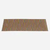 Warren Seelig, Grosgrain #1, 1980, hand woven cotton, enameled metal dowels