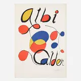 Alexander Calder, Albi, c. 1970, lithograph in colors