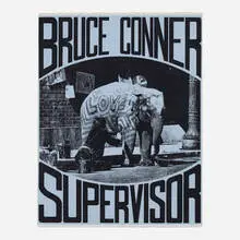 Dagny Janss, Bruce Conner Supervisor, 1967, lithograph in colors