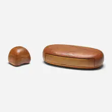 Dean Santner, Boxes, pair, 1980, wood