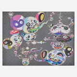 Another Dimension Brushing Against Your Hand by Takashi Murakami, 2015, offset lithograph in colors, sold Dec 2022