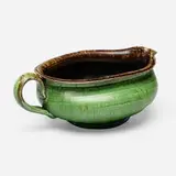 George E. Ohr, Pitcher, 1897-1900, glazed earthenware