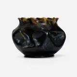 George E. Ohr, Vase, 1898-1910, glazed earthenware