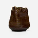 George E. Ohr, Vase, 1898-1910, glazed earthenware