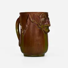 William J. Walley, Mug with grotesque, 1898-1919, glazed earthenware
