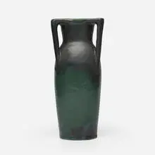 Zark Pottery, Three-handled vase, 1907-10, glazed earthenware