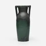 Zark Pottery, Three-handled vase, 1907-10, glazed earthenware
