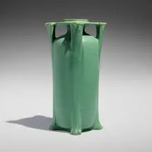 Max Dunning for Teco Pottery, Vase, model 265, 1904-20, glazed earthenware