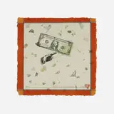 Barton Lidice Beneš, Money Matters (Midas Touch), 1983, lithograph in colors with collage