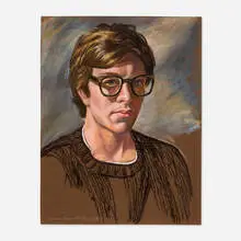 Portrait of Jack Beal by Dana Van Horn, 1978, pastel on paper, sold Dec 2024