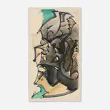 William Littlefield, Sensuous Dread of the Erotic Adventurer, 1968, ink on paper